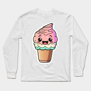 Funny Ice Cream Long Sleeve T-Shirt